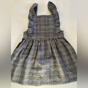 OshKosh B’Gosh toddler girls plaid skirt-alls dress size 4T